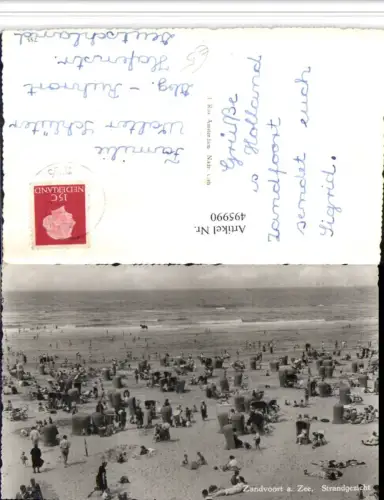 495990,Netherlands Zandvoort aan Zee Strandgezicht Strandleben Strand