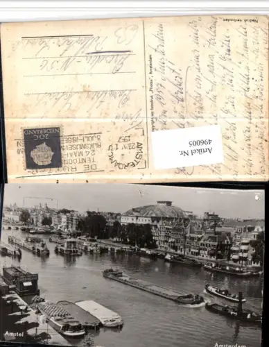 496005,Netherlands Amsterdam Amstel Fluss Kanal Boote