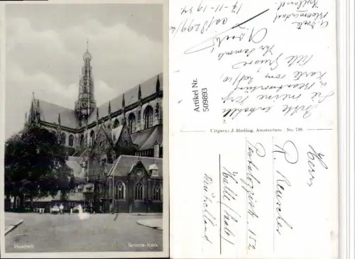 509893,Netherlands Haarlem Groote Kerk Kirche
