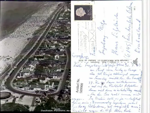 509900,Netherlands Zandvoort Panorama Teilansicht m. Strand