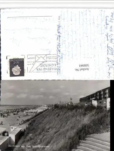 509941,Netherlands Zandvoort aan Zee Strandoverzicht Strand
