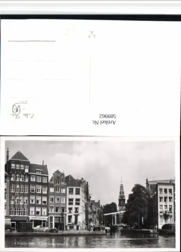 509962,Netherlands Amsterdam Groeneburgwal Kanal