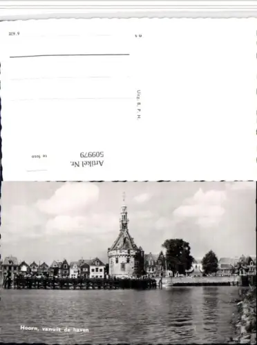 509979,Netherlands Hoorn vanuit de haven Teilansicht