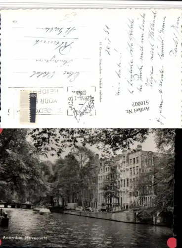 510002,Netherlands Amsterdam Herengracht Kanal Brücke