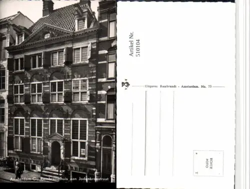 510104,Netherlands Amsterdam Rembrandthuis aan Jodenbreestraat Haus