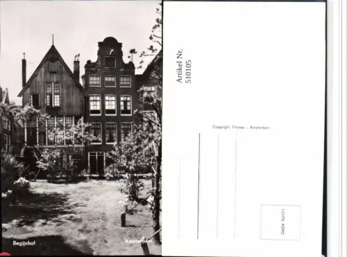 510105,Netherlands Amsterdam Begijnhof Beginenhof