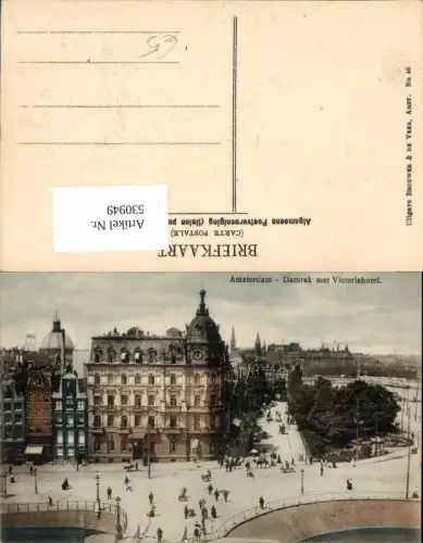 530949,Netherlands Amsterdam Damrak Victoriahotel Hotel
