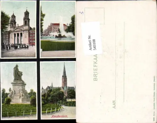 545108,tolle AK Nordholland Amsterdam Mehrbild
