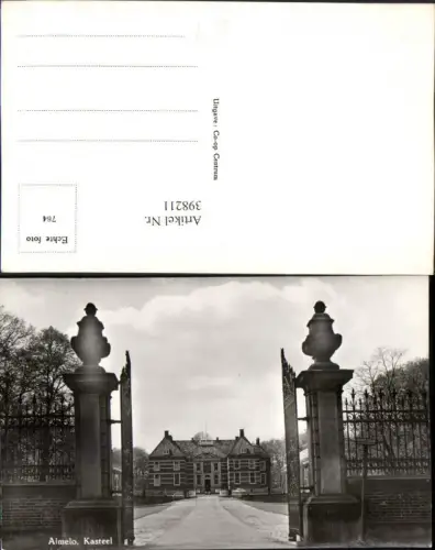 398211,Netherlands Almelo Kasteel Schloss Eingang Tor