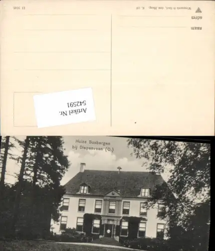 542591,Netherlands Huize Boxbergen b. Diepenveen Wesepe Olst Wijhe Overijssel