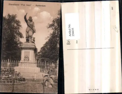 256635,Rotterdam Standbeeld Piet Hein Denkmal