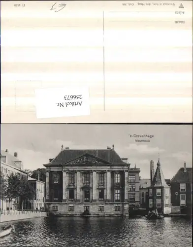 256673,Den Haag 's-Gravenhage Mauritshuis Gebäude Museum