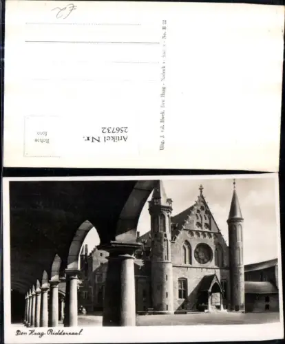 256732,Den Haag Ridderzaal Kirche Gebäude Arkaden
