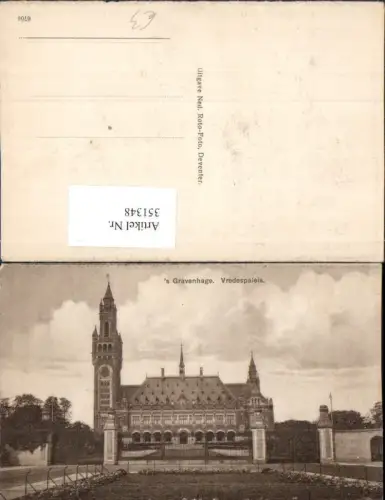 351348,Den Haag s'Gravenhage Vredespaleis Palast Gebäude