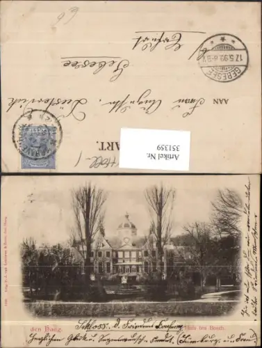 351359,Den Haag Huis ten Bosch Schloss