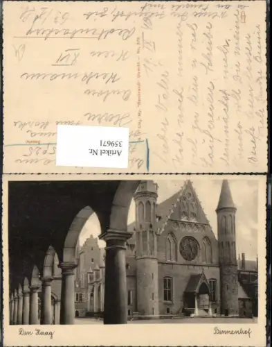 359671,Netherlands Den Haag Binnenhof Arkaden Säulen Kirche