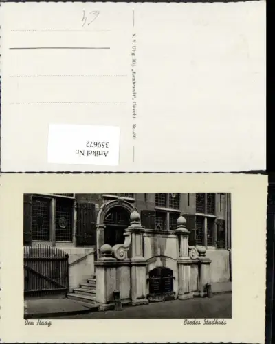 359672,Netherlands Den Haag Bordes Stadhuis Rathaus Stiege