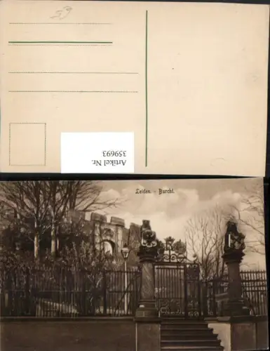 359693,Netherlands Leiden Burcht Burg Gittertor