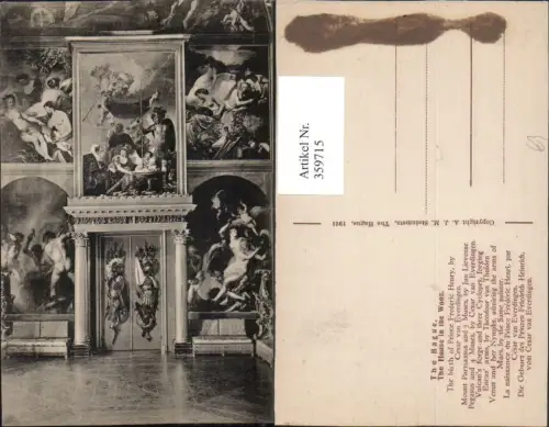 359715,Netherlands Den Haag The House in the Wood Birth of Prince Frederic Henry Wandgemälde