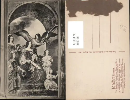 359716,Netherlands Den Haag The House in the Wood Princess Amalia von Solms Wandgemälde