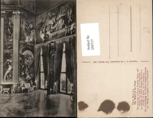 359717,Netherlands Den Haag The House in the Wood Marriage of Prince Frederic and Amalia