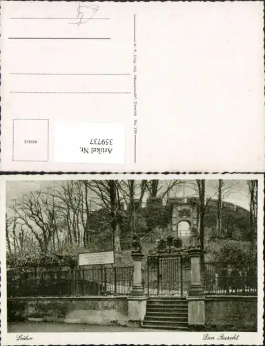 359737,Netherlands Leiden Den Burcht Burg Gittertor