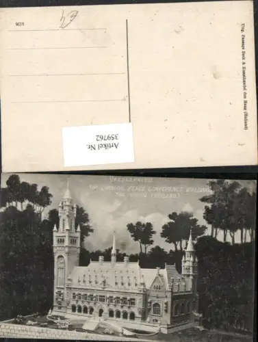 359762,Netherlands Den Haag Vredespaleis Carnegie Peace Conference Building Friedenspalast