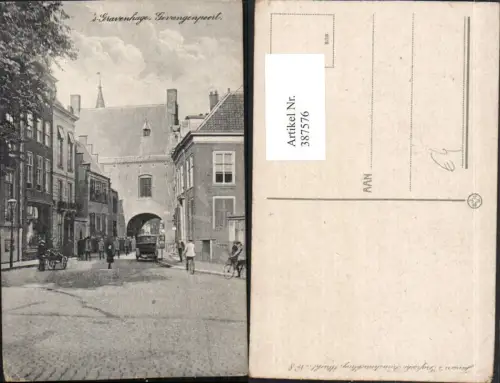 387576,Netherlands Den Haag 's-Gravenhage Gevangenpoort Straßenansicht Tor