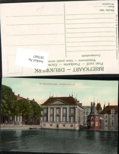 387607,Netherlands Den Haag 's-Gravenhage Mauritshuis Gebäude
