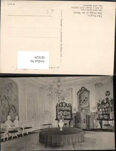 387629,Netherlands The Hague Den Haag House in the Wood White Dining Room Innenansicht