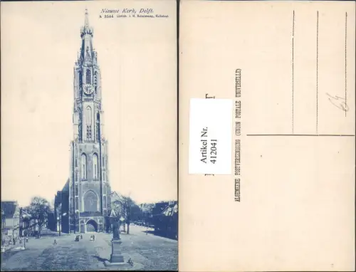 412041,Netherlands Delft Nieuwe Kerk Kirche