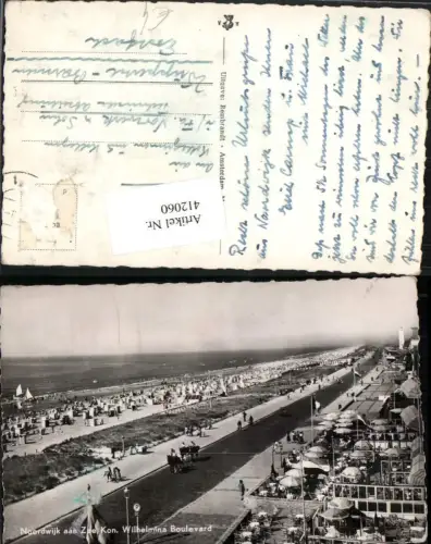 412060,Netherlands Noordwijk aan Zee Wilhelmina Boulevard Strand