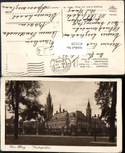 413129,Netherlands Den Haag Vredespalais Friedenspalast Gebäude
