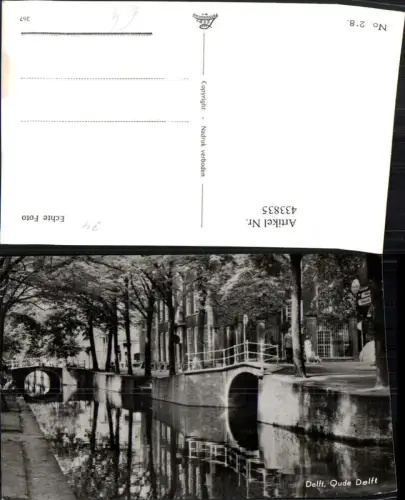433835,Netherlands Delft Oude Delft Kanal Brücke