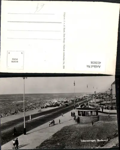 433838,Netherlands Den Haag Scheveningen Boulevard Promenade Strand