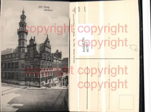 467597,Netherlands Den Haag Stadhuis Stadthaus Turm