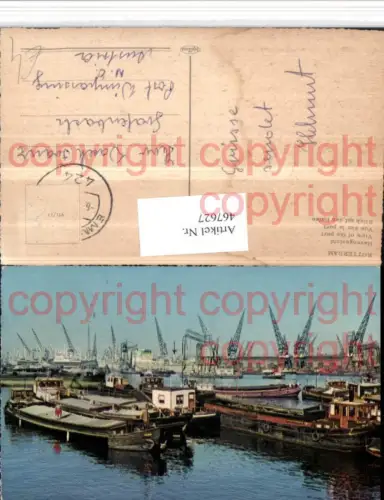 467627,Netherlands Rotterdam Havengezicht Hafen Schiffe Boote