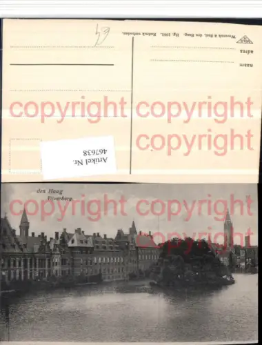 467638,Netherlands Den Haag Vijverberg Teilansicht