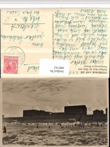 480742,Netherlands Noordwijk aan Zee Kurhaus Huis ter Duin Strand