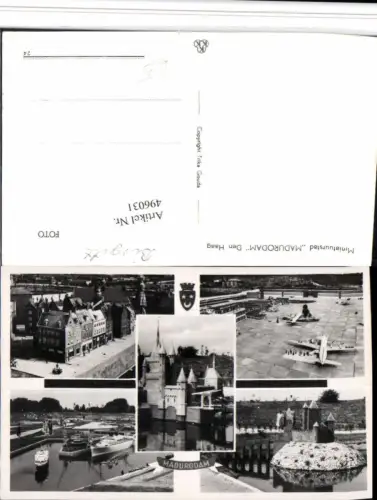 496031,Netherlands Den Haag Miniatuurstad Madurodam Miniatur Mehrbildkarte