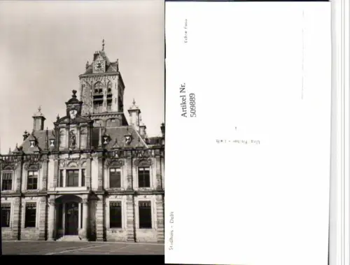 509889,Netherlands Delft Stadhuis Stadthaus Rathaus