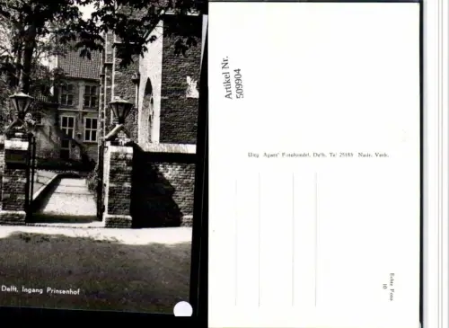 509904,Netherlands Delft Ingang Prinsenhof Museum Eingang