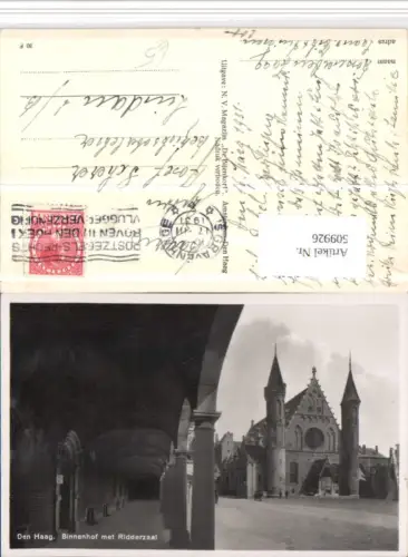 509926,Netherlands Den Haag Binnenhof met Ridderzaal Gebäude