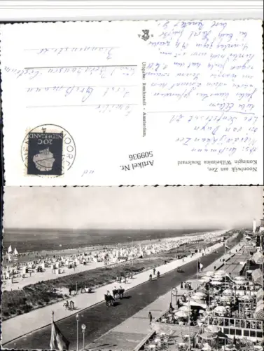509936,Netherlands Noordwijk aan Zee Koningin Wilhelmina Boulevard Strand