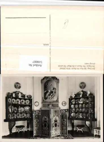 510007,Netherlands Den Haag Het Huis ten Bosch Witte Eetzaal Schränke