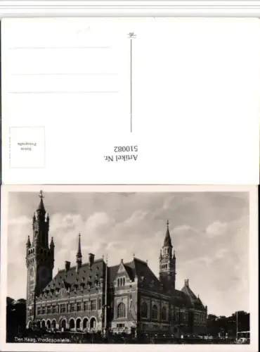 510082,Netherlands Den Haag Vredespaleis Friedenspalast
