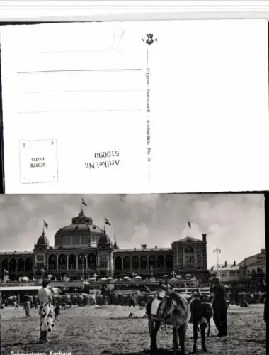 510090,Netherlands Den Haag Scheveningen Kurhaus Strandleben Esel