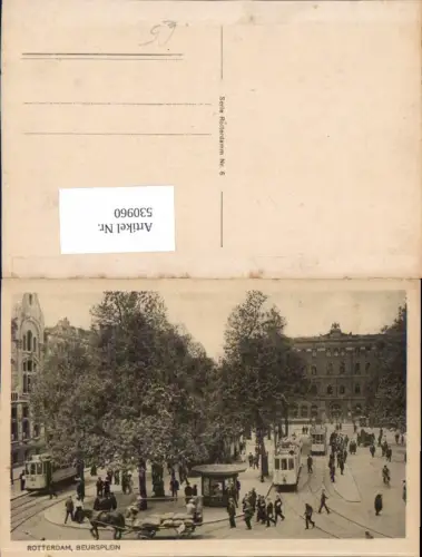 530960,Netherlands Rotterdam Beursplein Straßenbahn