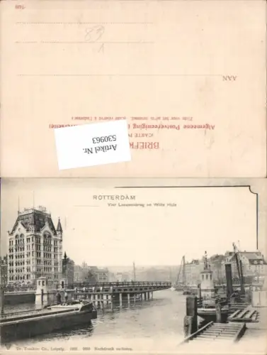 530963,Netherlands Rotterdam Vier Leeuwenbrug Brücke pub Trenkler 9950