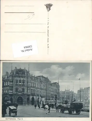 530964,Netherlands Rotterdam Plan C. Straßenpartie
